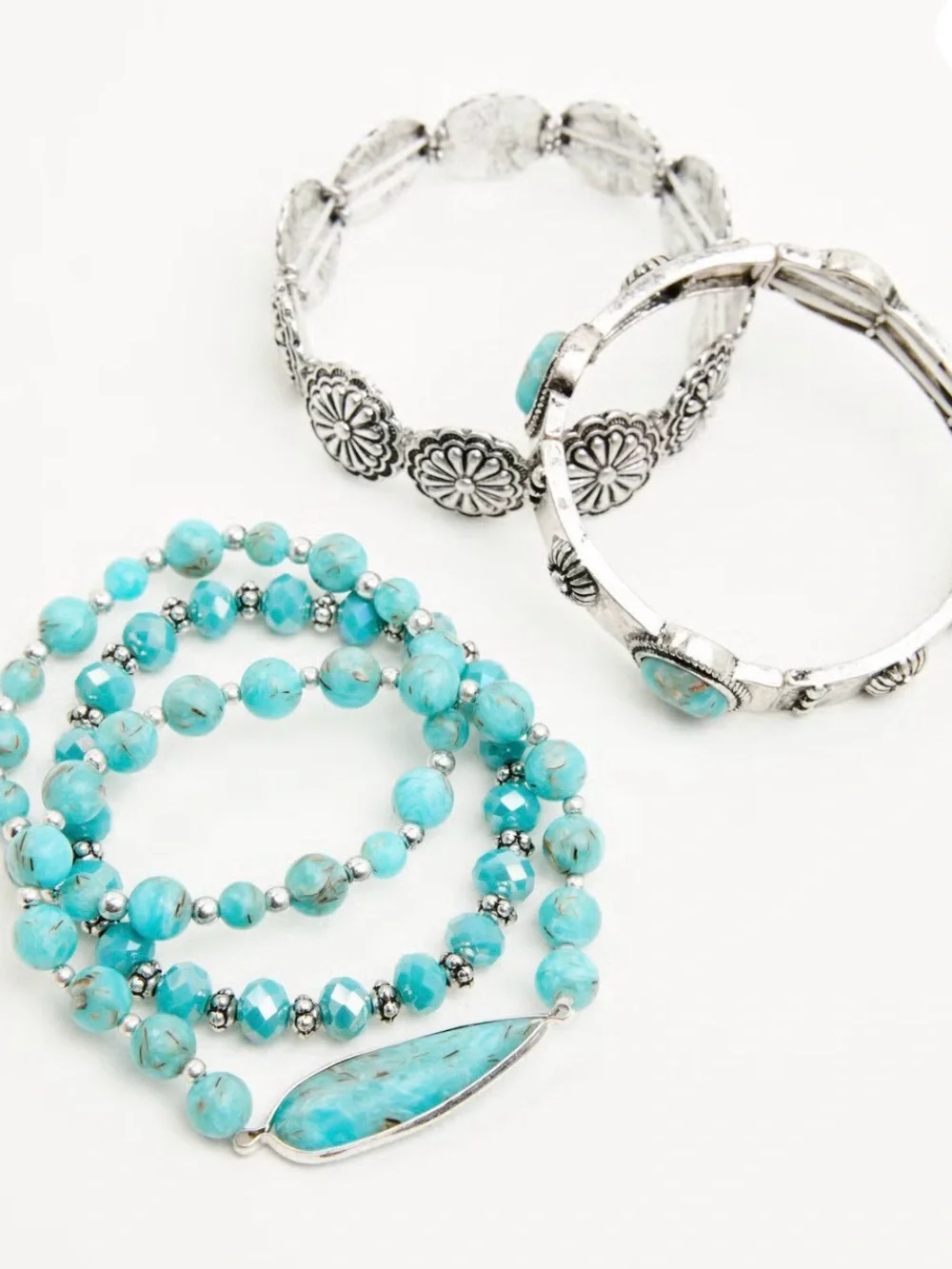 Shyanne Ridge Canyon Turquoise Concho Bracelet Set